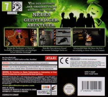 Ghostbusters - The Video Game (Europe) (En,Fr,De,Es,It,Nl) box cover back